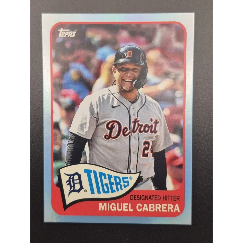 2023 Topps Archives Miguel Cabera #126 Light Blue Foil /25 Detroit Tigers